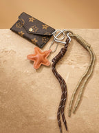 Starfish charm with hanging cords Keychain | KCIN57