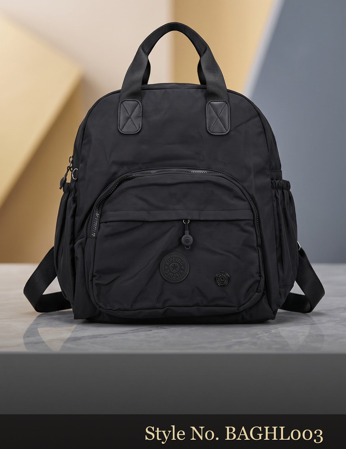 Black Multi-Compartment Backpack | BAGHL003
