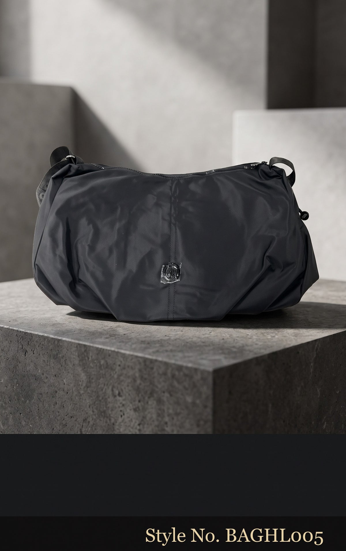 Black Zip-Top Backpack | BAGHL005
