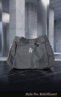Charcoal Zip-Front Messenger Bag | BAGHL007