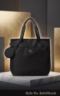 Black Everyday Tote Bag | BAGHL016