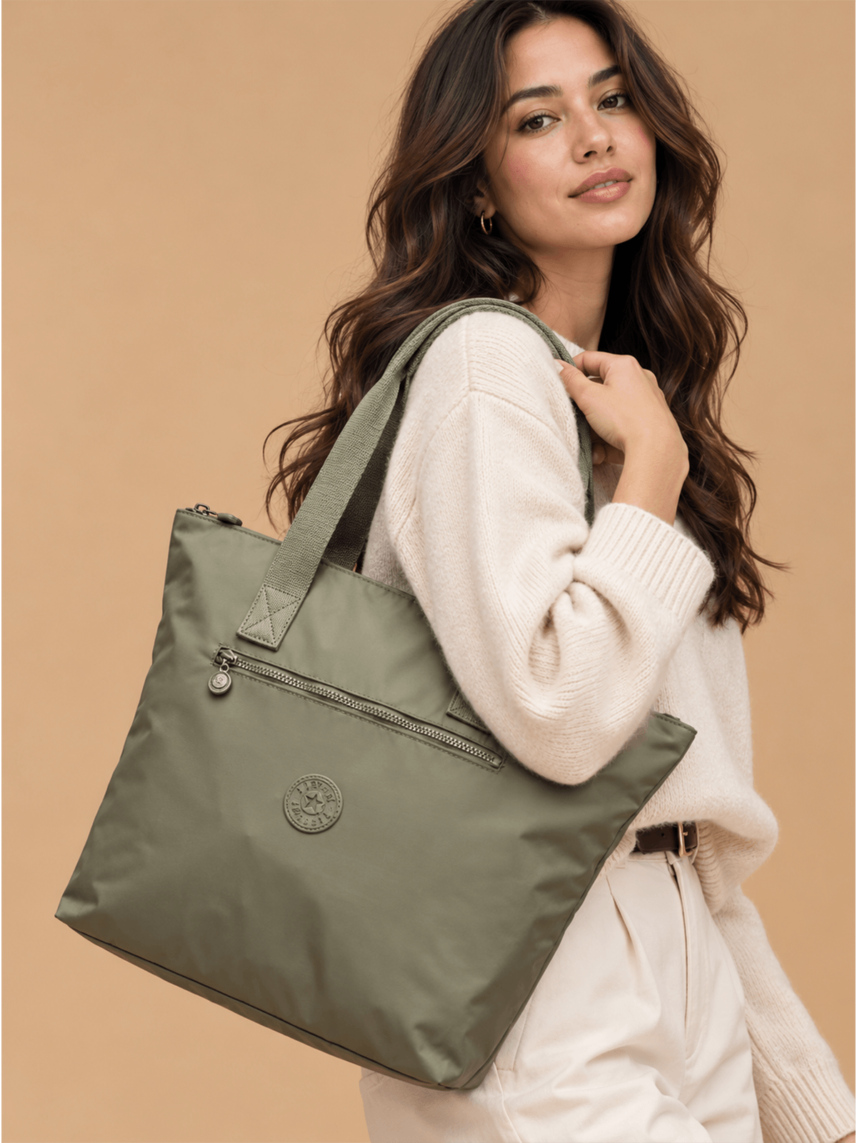 Sage Green Shopper Tote | BAGHL017