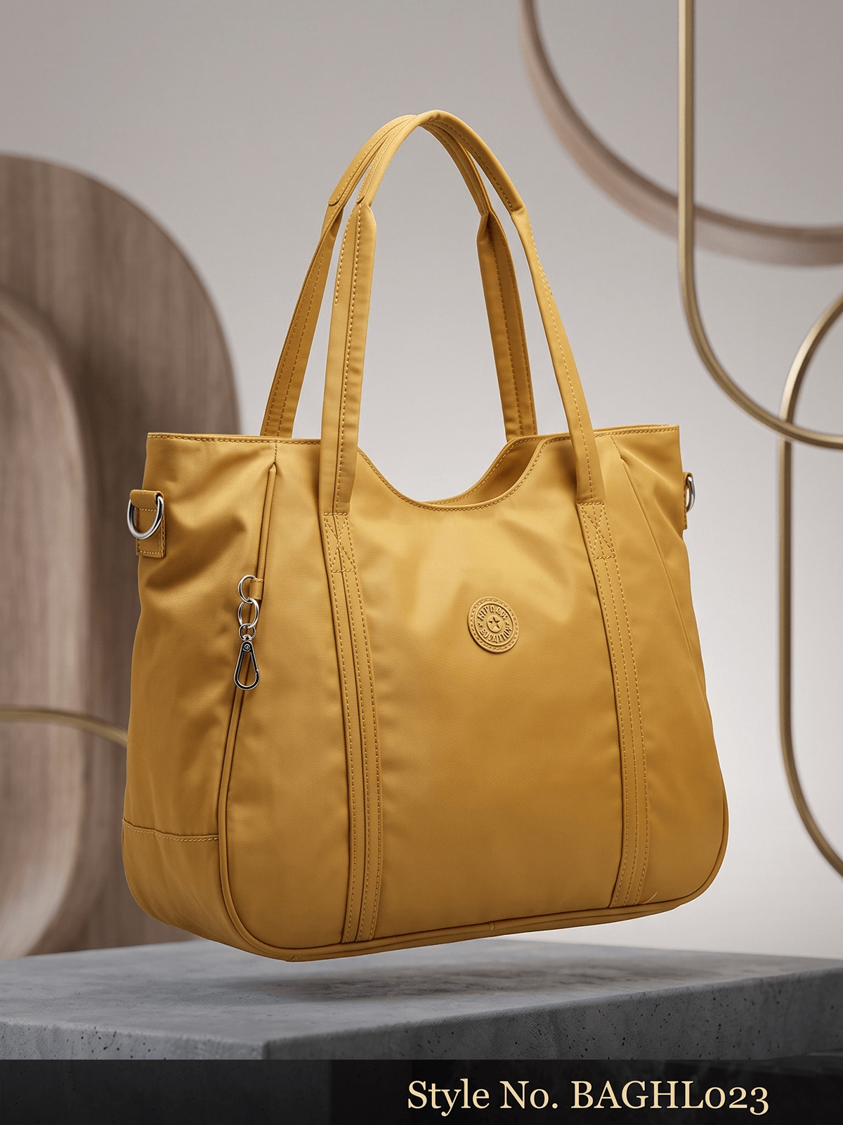 Mustard Yellow Shopper Tote | BAGHL023