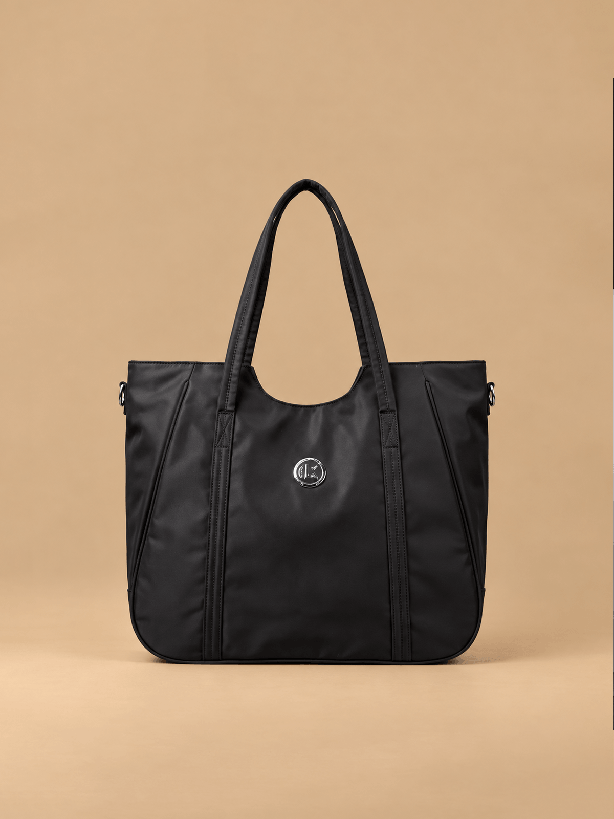 Black Slouchy Tote Bag | BAGHL026