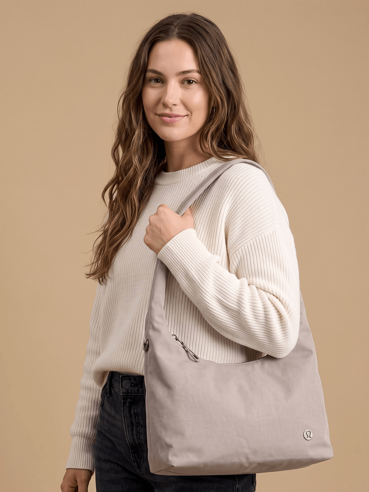 Taupe Everyday Shoulder Bag | BAGHL029