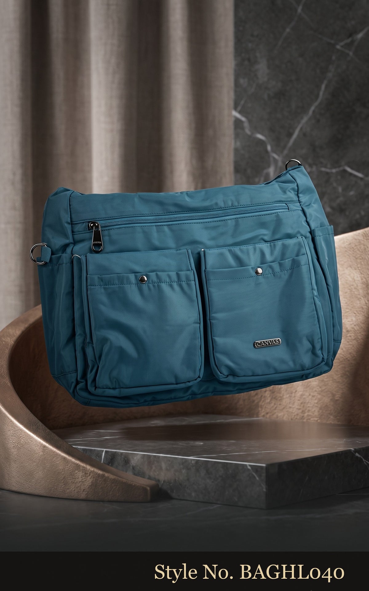 Blue Travel Carryall Bag | BAGHL040