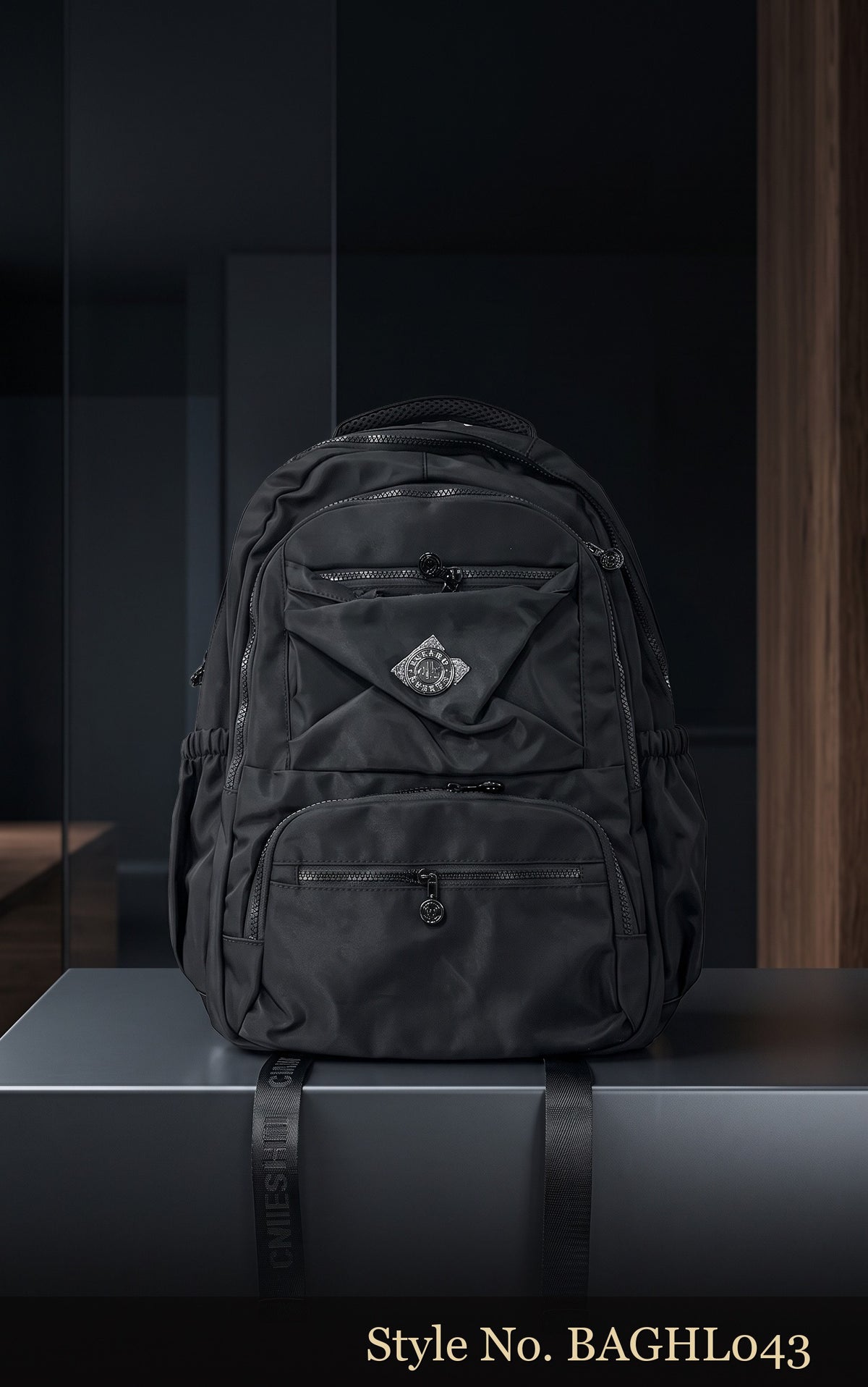 Navy Front-Pocket Backpack | BAGHL043