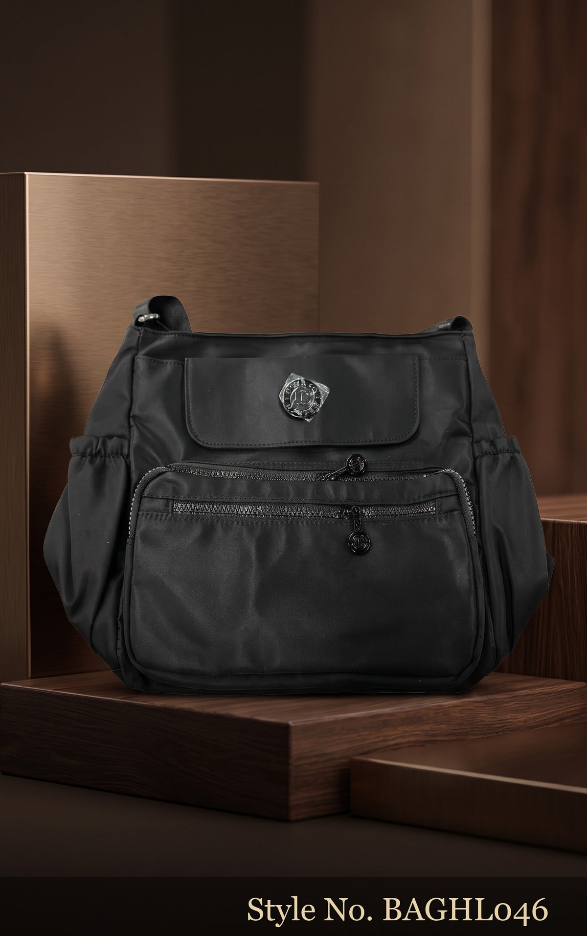 Gray Multi-Pocket Backpack | BAGHL046