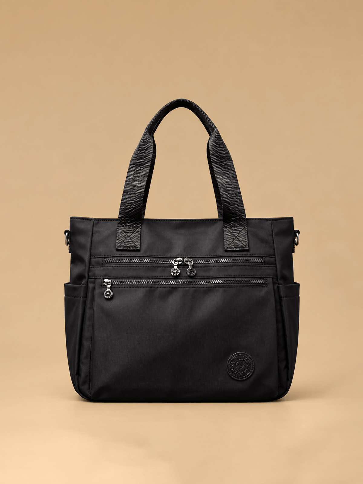 Black Multi-Pocket Shoulder Bag | BAGHL052