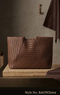 Brown Woven Clutch Bag | BAGWZ002