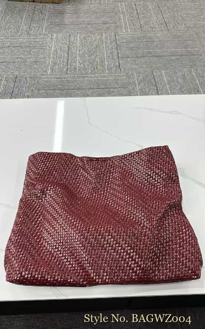 Burgundy Patterned Bag Set | BAGWZ004