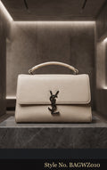 Cream Front-Clasp Shoulder Bag | BAGWZ010