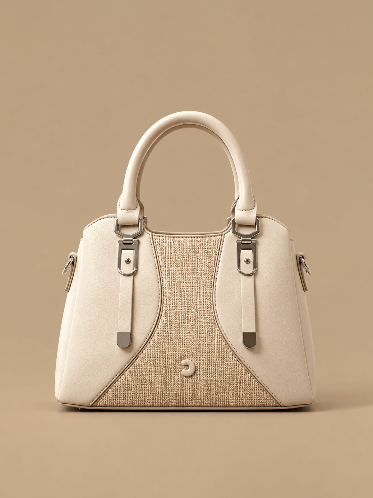 Cream Tote with Contrast Straps | BAGWZ021