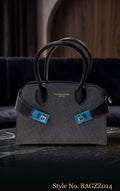 Black Structured Mini Handbag | BAGZZ014