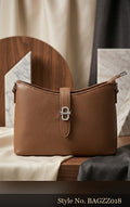 Taupe Bow-Accent Shoulder Bag | BAGZZ018
