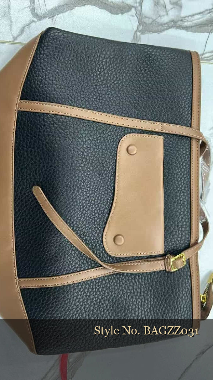 Blue and Tan Crossbody Bag | BAGZZ031