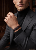 Men’s Red and Black Woven Bracelet