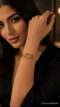Gold Openwork Drop Bracelet | BRIN16