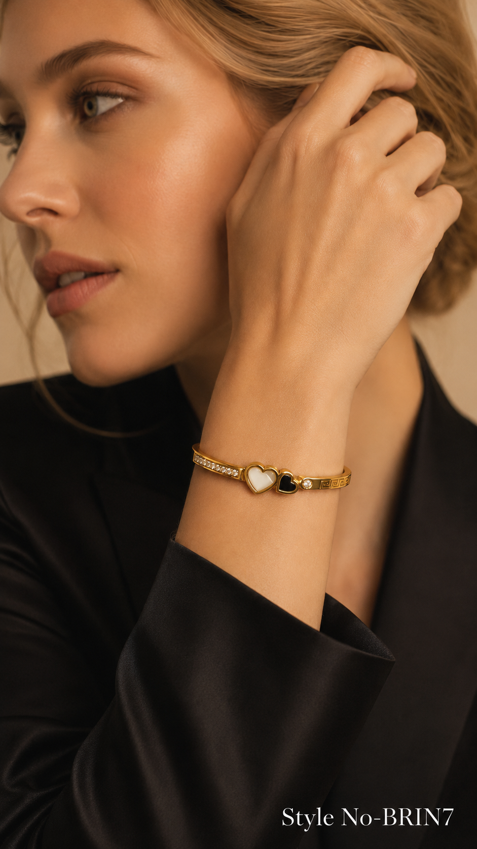 Gold Slim Bar Bracelet | BRIN7