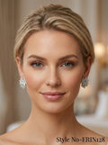 Silver Flower Cluster Stud Earrings | ERIN128