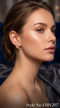 Gold Floral Drop Earrings | ERIN207