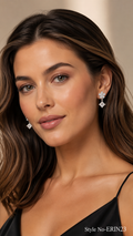 Silver Floral Cluster Earrings | ERIN23