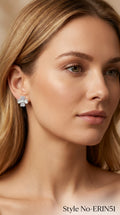 Silver Butterfly Stud Earrings | ERIN51
