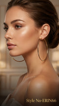 Gold Hoop Earrings | ERIN66