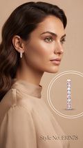 Gold Pendant Drop Earrings | ERIN78
