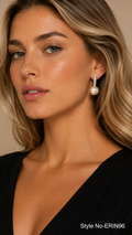 Silver Pearl Tassel Drop Earrings | ERIN96