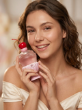 Ice Cream Glass Bottle Eau De Parfum Cherry Top Novelty Cap