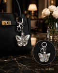 Crystal butterfly charm Keychain | KCIN12