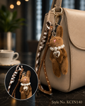 Owl charm with dangling legs Keychain | KCIN140