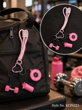 Pink accessory set keychain with tiny charms Keychain | KCIN223
