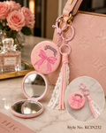 Yellow wrist strap with cartoon figure charm Keychain | KCIN232