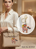 Colorful unicorn figure charm Keychain | KCIN45