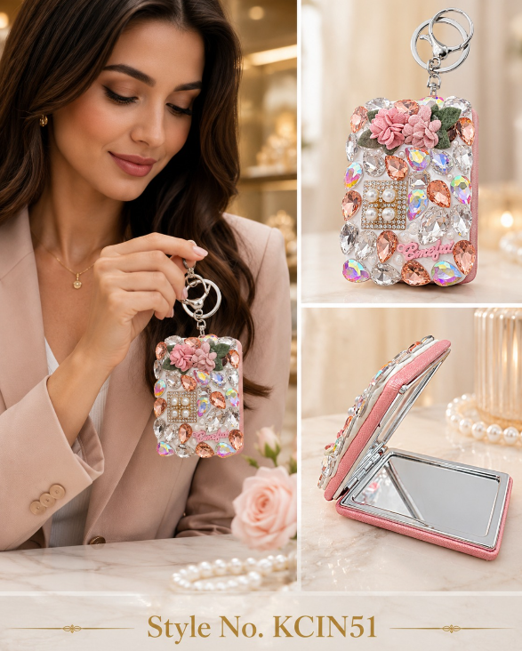 Compact mirror keychain Keychain | KCIN51
