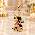 Jeweled Puppy Charm Keychain – KCMEIFEN002