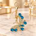 Blue Crystal Elephant Keychain – KCMEIFEN004
