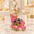 Pink Jeweled Elephant Keychain – KCMEIFEN012