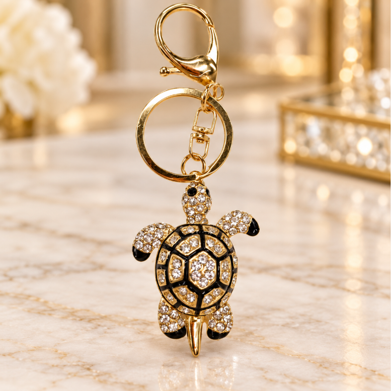 Crystal Shell Turtle Keychain – KCMEIFEN018