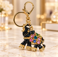 Colourful Jeweled Puppy Keychain – KCMEIFEN020