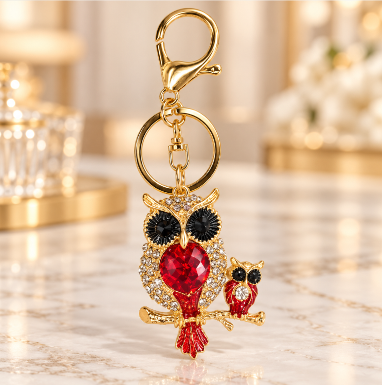 Red Bird Dangle Keychain – KCMEIFEN025