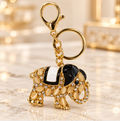 Black and White Elephant Keychain – KCMEIFEN029