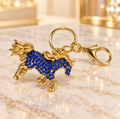 Blue Horse Charm Keychain – KCMEIFEN038