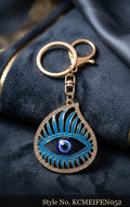 Blue Teardrop Evil Eye Keychain – KCMEIFEN052