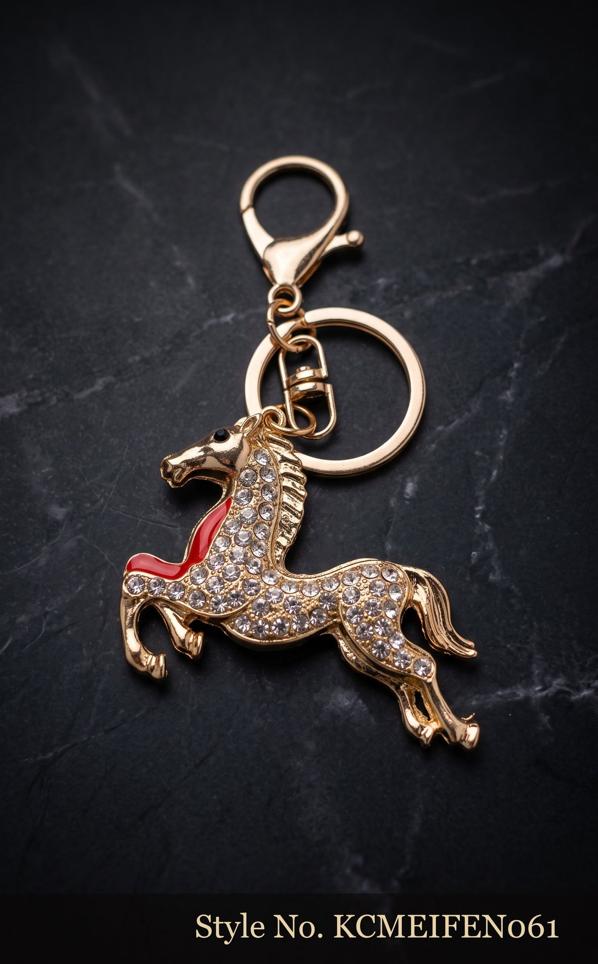 Jeweled Horse Keychain – KCMEIFEN061