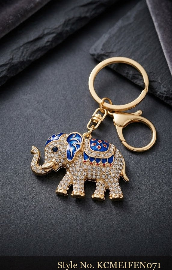 Green Jeweled Elephant Keychain – KCMEIFEN071