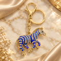 Blue Jeweled Elephant Keychain – KCMEIFEN083
