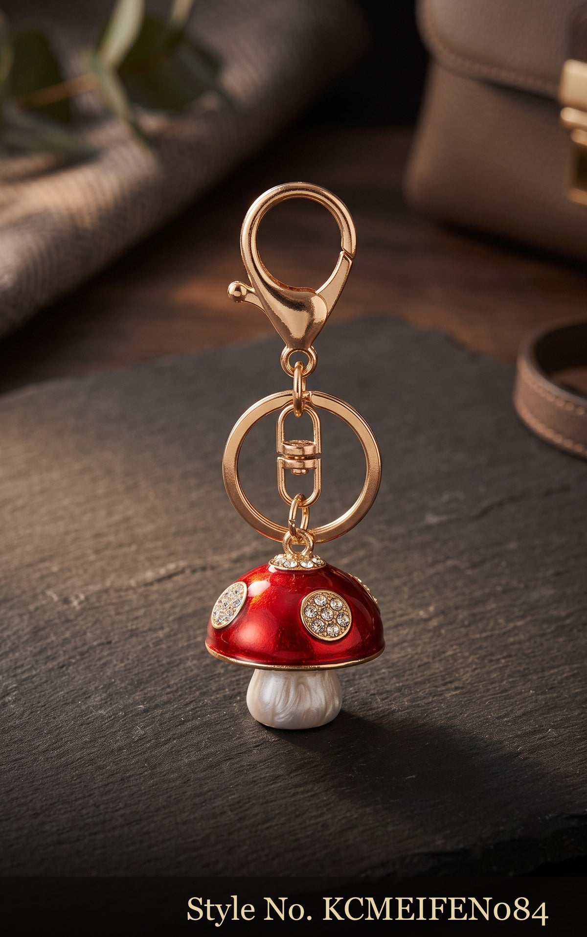 Red Mushroom Keychain – KCMEIFEN084